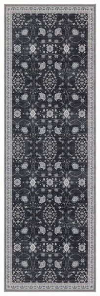 Килим Traversa INKA V6, черен, 80x250 см