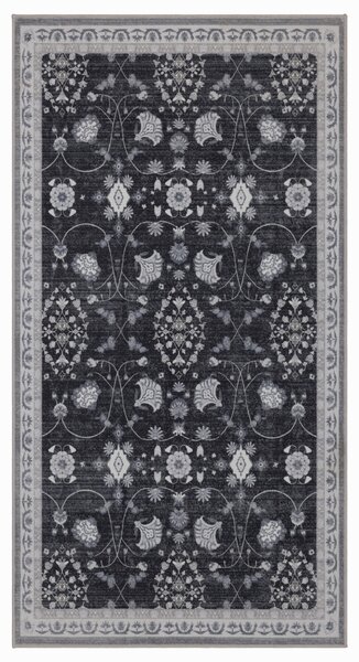 Килим Traversa INKA V6, черен, 80x150 см