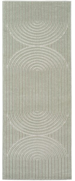 Килим Traversa NOVA V1, зелен, 80x250 см