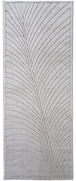 Килим Traversa NOVA V4, сребрист, 80x250 см