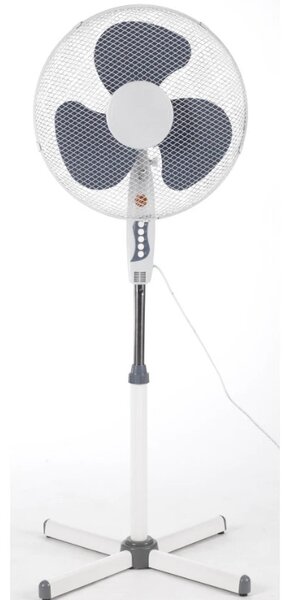 Вентилатор NEO FA-F44, 40W, 40 см, 3 скорости, Осцилация, Регулируема височина и ъгъл, Бял