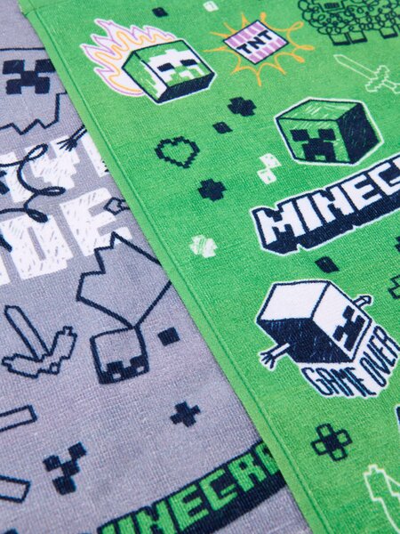 Sinsay - Памучни хавлии 2 броя Minecraft - многоцветен