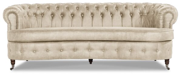 Диван Chesterfield Овал в нови цветове, четириместен 230х86х80 см