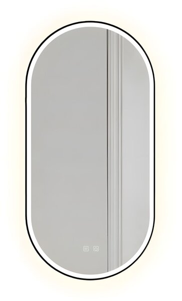 Огледало LED OVL 50x100cm Black