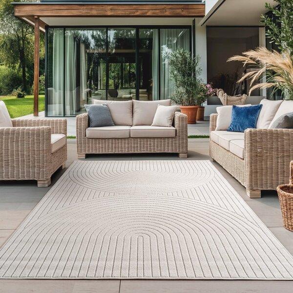 Кремав килим за открито и закрито 120x170 cm Nova 1201 – Ayyildiz Carpets