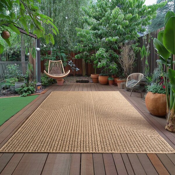 Кафяв килим за открито и закрито 80x150 cm Timber 1404 – Ayyildiz Carpets