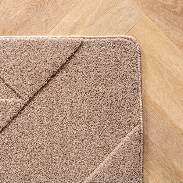 Светлокафява пътека подходяща за пране 80x250 cm Pompei 1613 – Ayyildiz Carpets