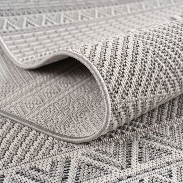 Сив килим за открито и закрито 80x150 cm Desert 1302 – Ayyildiz Carpets