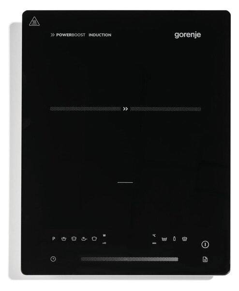 Индукционен плот Gorenje ICY2000SP, 2 нагревателни зони, 9 степени на мощност, таймер, PowerBoost, черен