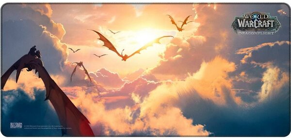 Подложка за мишка Blizzard World Of WarCraft Dragonflight - Clouds XL, гейминг, разноцветна, 900 x 420 x 4 мм