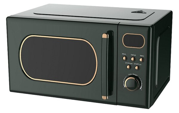 Микровълнова фурна Finlux FMO-2053 Grun, 700W, 20 литра, 5 степени, 8 програми, Таймер, Размразяване, Зелен