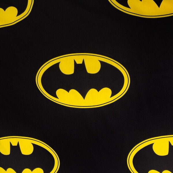 Единично памучно детско спално бельо 140x200 cm Batman "The Emblem" – Jerry Fabrics