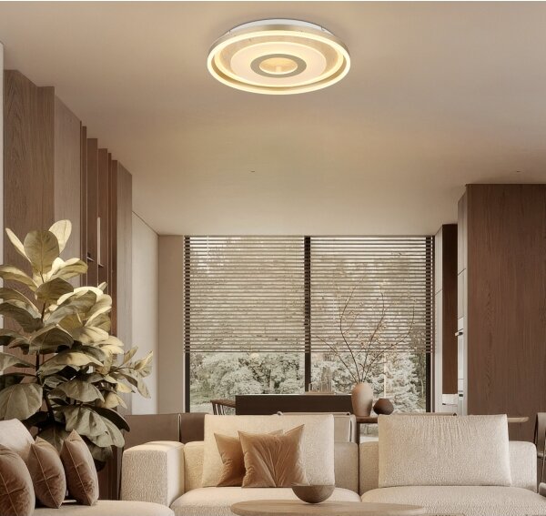 Globo 48571-40 - LED таванен плафон CARDENAS LED/40W/230V 3000K Ø 50 см