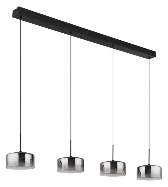 Globo 16024-4 - LED полилей с кабелно окачване BELINDA LED/24W/230V черен/опушен
