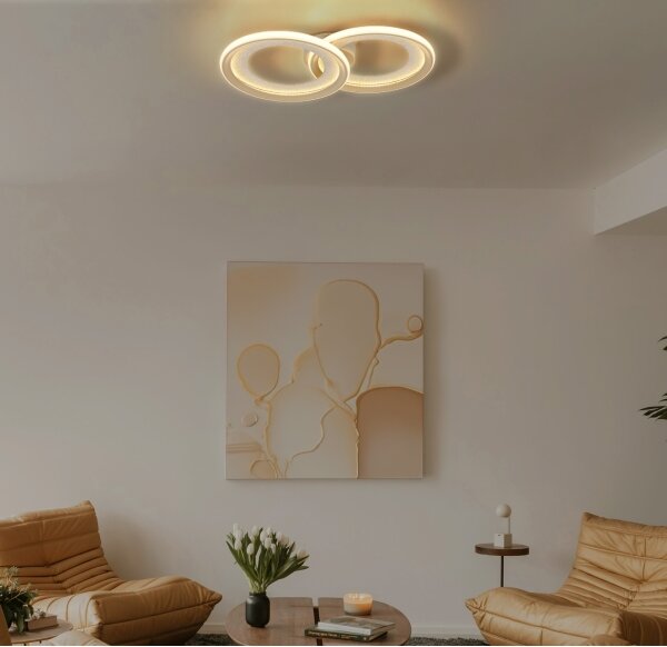 Globo 48064-30S - LED плафон GLITRA LED/30W/230V 3000K 31,5x52,5 cm