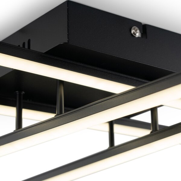 Brilagi - LED таванно осветително тяло STRIPES LED/37W/230V черно