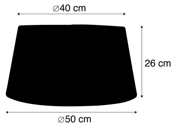 Ленен абажурен крем 50/40/26