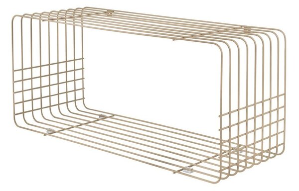 Бежов на няколко нива метален стенен рафт 70 cm Wire – Mette Ditmer Denmark