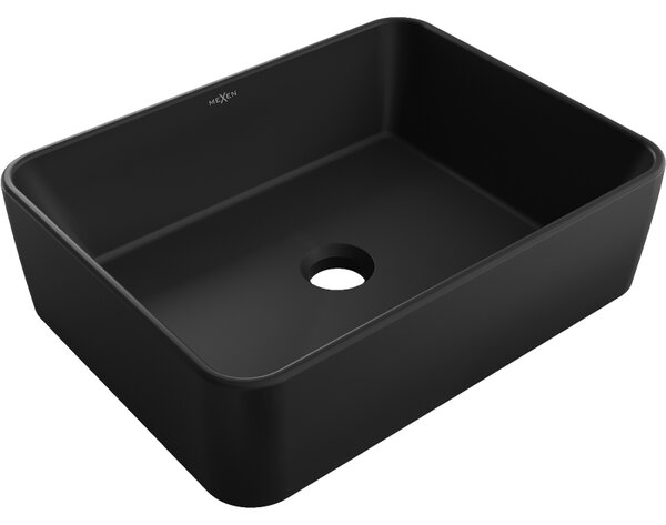 Mexen Catia горен мивка 48 x 37 см, черен мат - 21314885