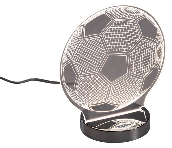 Neon tafellamp wit incl. LED - Soccer