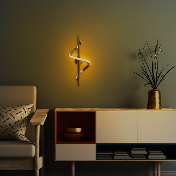 LED стенна лампа в месингов цвят Likma – Opviq lights