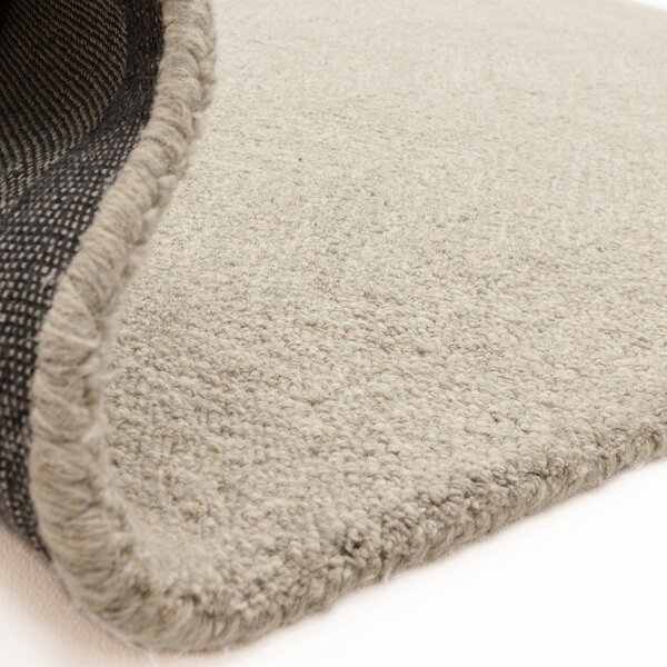 Кремав ръчно изработен килим със смес от вълна 120x170 cm Theodore Chevron – Asiatic Carpets