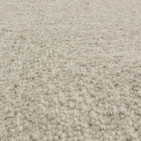 Кремав ръчно изработен килим със смес от вълна 120x170 cm Theodore Chevron – Asiatic Carpets