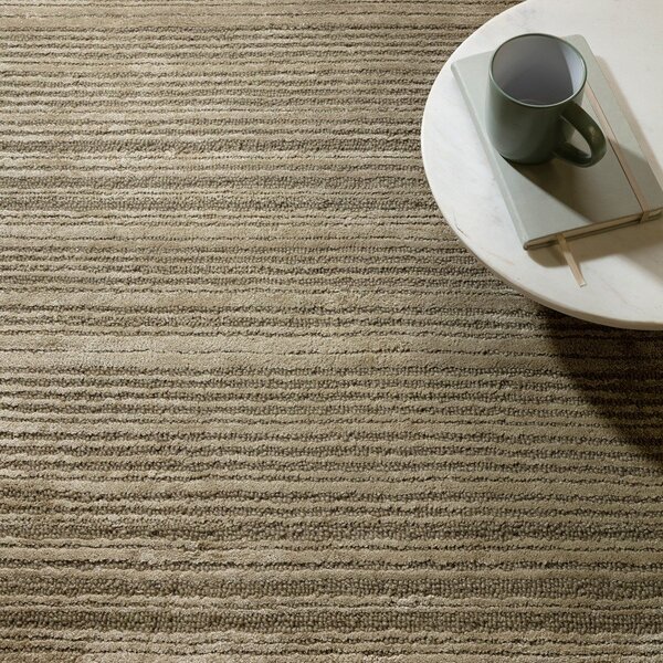 Светлозелен ръчно изработен килим със смес от вълна 160x230 cm Henley Sage – Asiatic Carpets