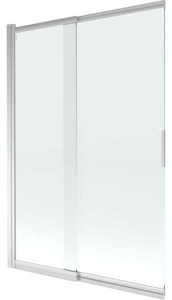 Mexen Fox двукрила плъзгаща се душ кабина 120 x 150 см, прозрачна, хром - 891-120-002-01-00