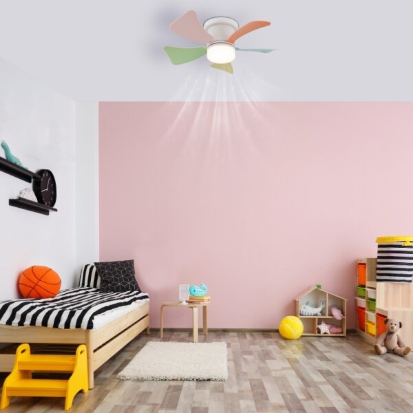 Globo 03609B - LED димируем таванен вентилатор HINES 10W/230V 3000-6500K +ДУ