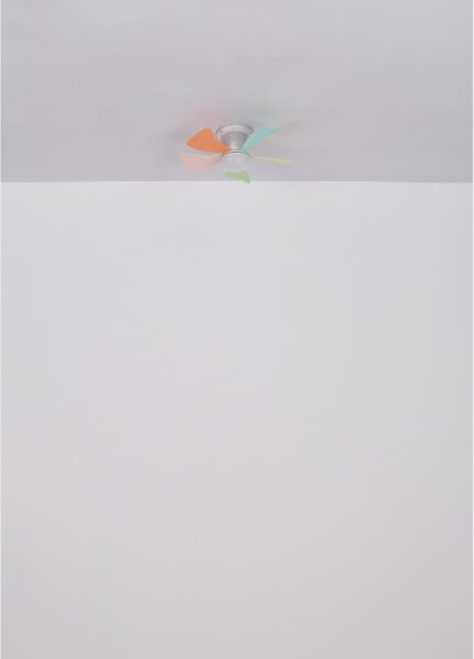 Globo 03609B - LED димируем таванен вентилатор HINES 10W/230V 3000-6500K +ДУ
