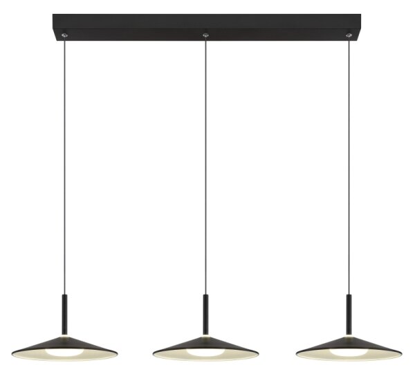 Globo 15635S-3 - LED полилей на кабел LAMPONE LED/24W/230V 4000K черен