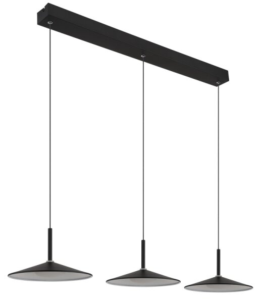 Globo 15635S-3 - LED полилей на кабел LAMPONE LED/24W/230V 4000K черен