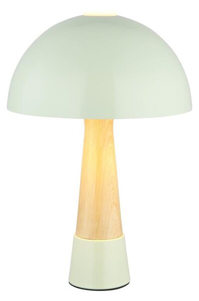 Globo 51570114 - Настолна лампа PAULIN 1xE27ILLU/40W/230V зелена