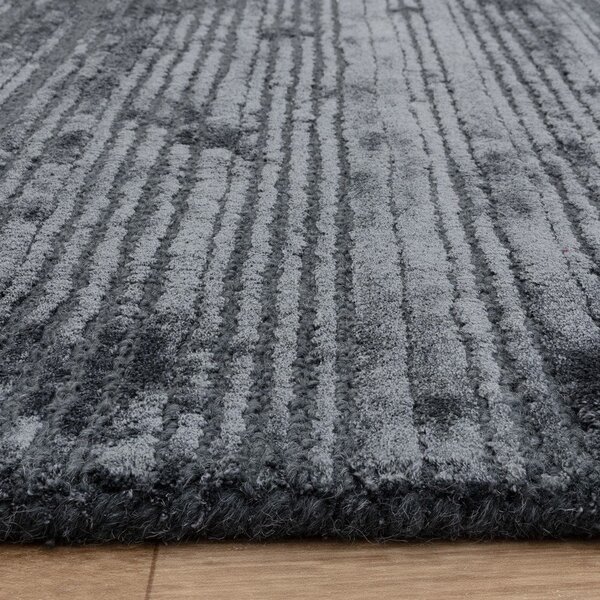 Ръчно изработен килим със смес от вълна в петролен цвят 160x230 cm Henley Petrol – Asiatic Carpets