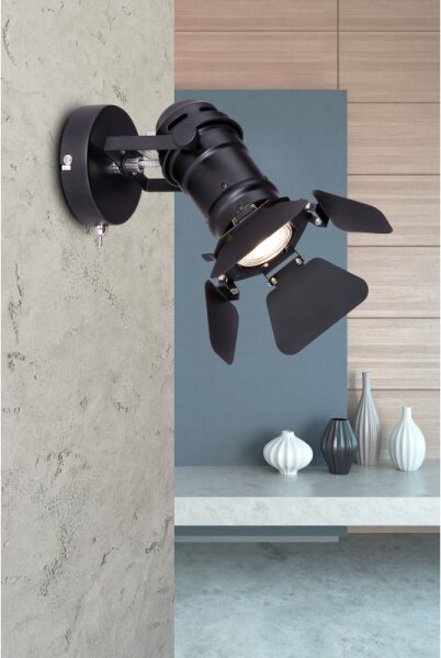 Globo 54650-1B - Стенно точково осветително тяло EGON 1xGU10/50W/230V