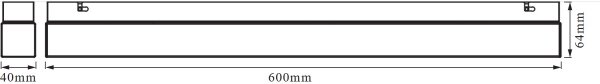 Osram - LED осветление за огледало за баня SQUARE LED/14W/230V IP44 3000/4000K