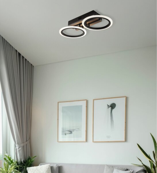 Globo 67360D2 - LED таванно осветително тяло BLEVINS 15W/230V 3000/4200/6000K