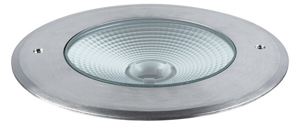 Paulmann Vanea LED подово осветление за вграждане IP67, Ø 16cm, Металик, Метал, Модерен, Осветителни тела за вграждане кръгли