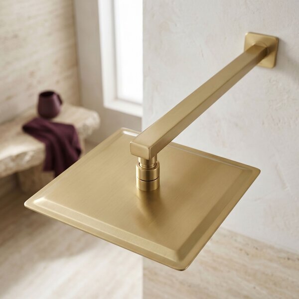Квадратен душ пита REA JS-P015BG 25cm Brush Gold
