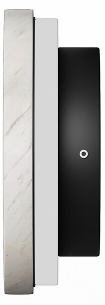 Maytoni LED стенна лампа BASIC TEXTURE, бяла, Ø 15 см, мрамор, CCT, Бял, Дневна/трапезария, Мрамор, Модерен