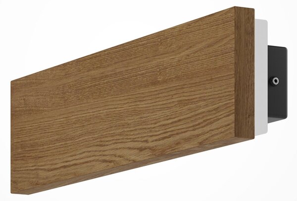Maytoni LED стенна лампа BASIC TEXTURE, дърво, ширина 30 см, CCT, Дърво, Дневна/трапезария, Дървесина, Модерен