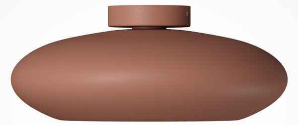 Maytoni LED таванна лампа Aros, меден цвят, Ø 40 см, метал, 3000 K, Мед, Дневна/трапезария, Алуминий