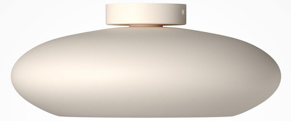 Maytoni LED таванна лампа Aros, бяла, Ø 40 см, метал, 3000 К, Бял, Дневна/трапезария, Алуминий
