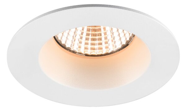 SLV LED вграден прожектор New Tria, кръгъл, бял, IP65, 2700 K, 38°, Затъмняване, Бял, Баня, Алуминий, Осветителни тела за вграждане кръгли