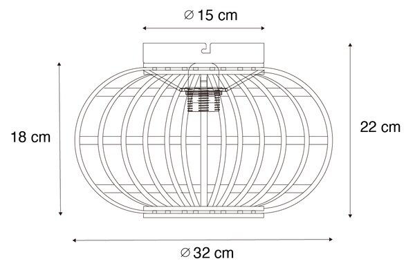 Ориенталски плафон бамбук - Amira