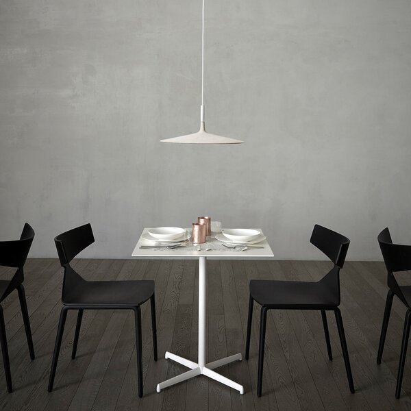 Foscarini Aplomb Large LED висяща лампа, бяла, Затъмняване, Бял, Кухня, Бетон, Дизайн