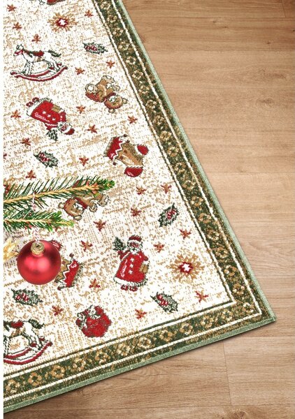 Зелен килим с коледен мотив със смес от памук 50x80 cm Toy's Delight Green Christmas – Villeroy&Boch