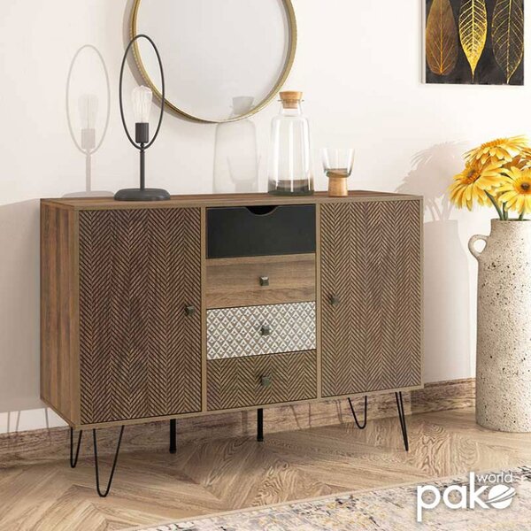 Буфет Boho Орех 122x39.5x86 см