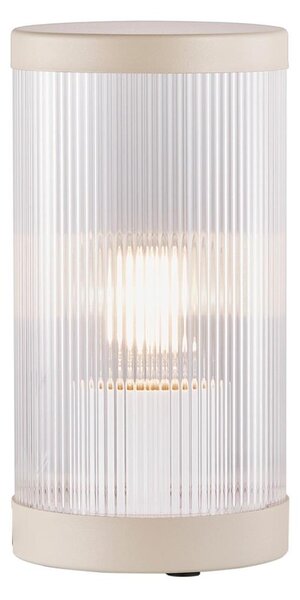 Nordlux - Екстериорна настолна лампа COUPAR 1xE27/25W/230V IP54 бежов